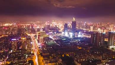 云南昆明五华区城市夜景4K延时摄影视频的预览图